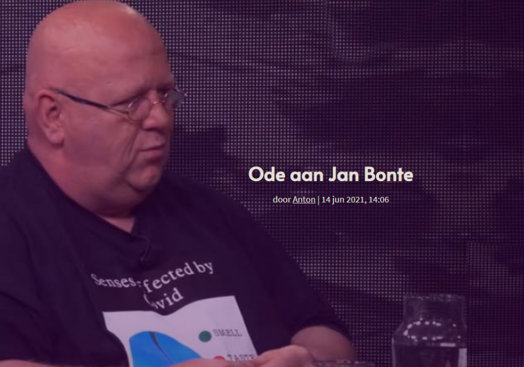 Virusvaria.nl – Ode Aan Jan Bonte – Door Anton Theunissen – Jan B. Hommel